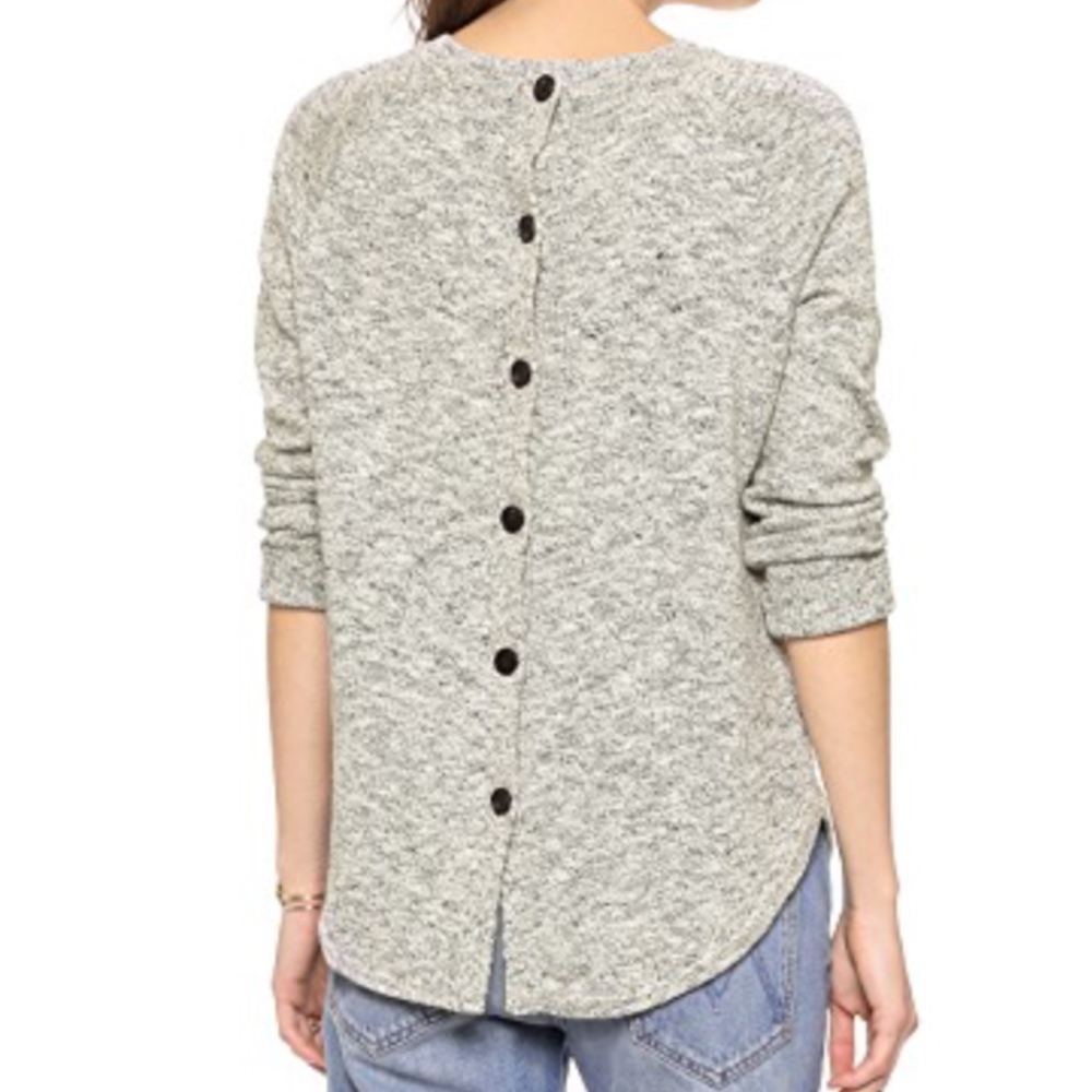 Madewell Button Back Sweater - Picture 4 of 12